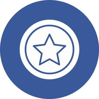 Yıldız Kabartma Çemberi Simgesi