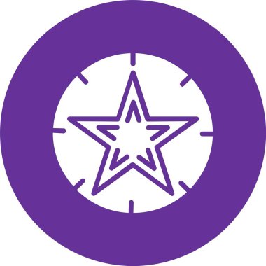 Yıldız Kabartma Çemberi Simgesi