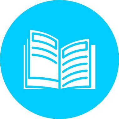 Kitap Kabartma Çemberi Simgesi