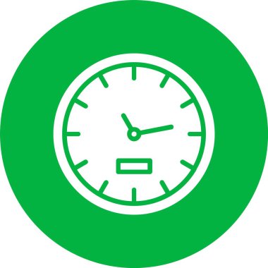 Zaman Yönetimi Kabartma Çemberi Simgesi