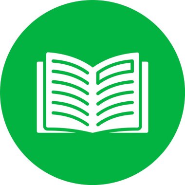Kitap Kabartma Çemberi Simgesi