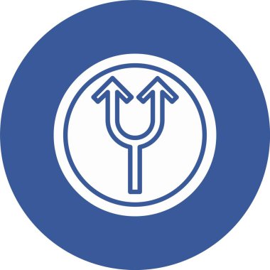 Ok Kabartma Çemberi Simgesini Böl