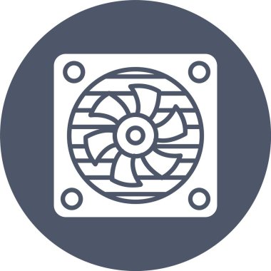 Fan Kabartma Çemberi Simgesi