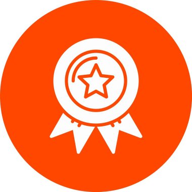 Rozet Kabartma Çemberi Simgesi