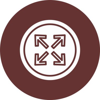 Ok Kabartma Çemberi Simgesini Genişlet