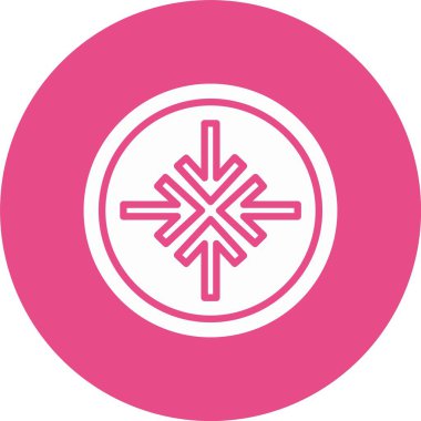 Okun Kabartma Çemberi Simgesini Küçült