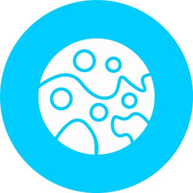 Mars Kabartma Çemberi Simgesi