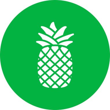 Çam Elması Kabartma Çember Simgesi