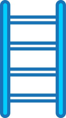 Merdiven Doldurulmuş Mavi Simge