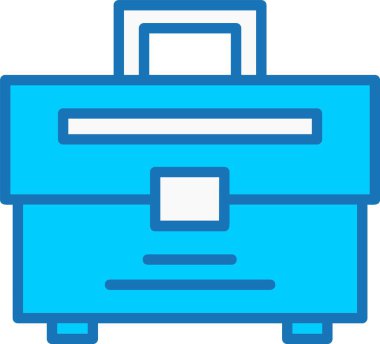 Bütçe Dosyası Mavi Simge Dolu