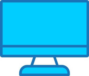 Mavi Simge Doldurulmuş Monitör