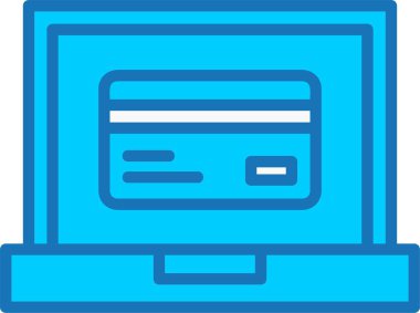 Fırın Telefonuyla Dolu Mavi Simge