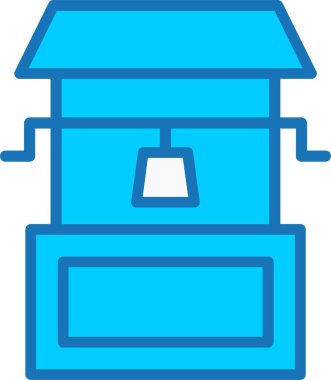 Su Kuyusu Dolu Mavi Simge