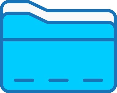 Dizin Doldurulmuş Mavi Simge