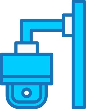 Mavi Simge Dolu CCTV Kamerası