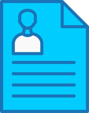 Mavi Simge Doldurulmuş Portföy