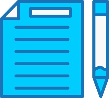 Doldurulmuş Mavi Simge Yazılıyor