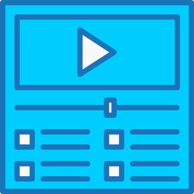 Akan Dolu Mavi Simge