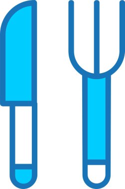 Pişirme Araçları Mavi Simge Dolduruldu