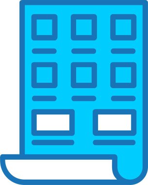 Storyboard Mavi Simgeyle Dolu