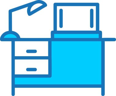 Ofis Dolu Mavi Simge