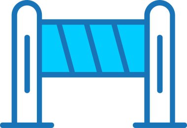 Bariyer Doldurulmuş Mavi Simge