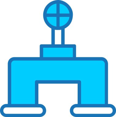 Su Hortumu Dolu Mavi Simge