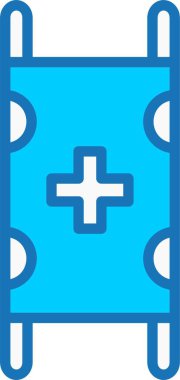 Sedye Doldurulmuş Mavi Simge