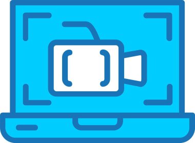 Mavi Simge Doldurulmuş Video