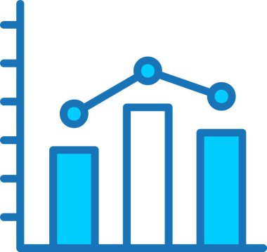 Mavi Simge Doldurulmuş Grafikler