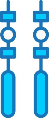 Mavi Simge Doldurulmuş Şişler