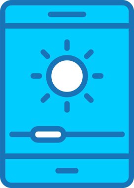 Parlaklık Dolu Mavi Simge