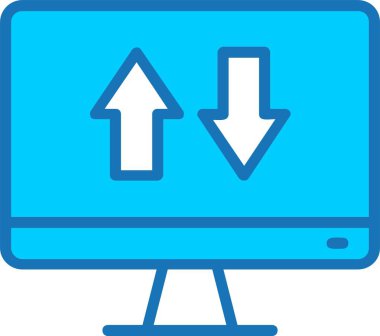 Mavi Simge Doldurulmuş Veri Görselleştirme