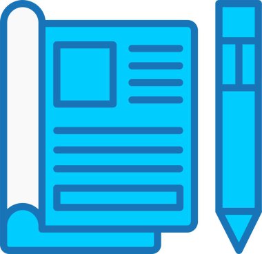 Mavi Simge Doldurulmuş Editör