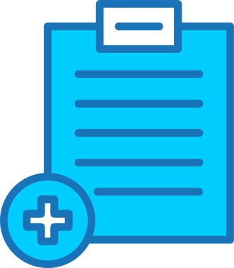 Mavi Simge Doldurulmuş Belge