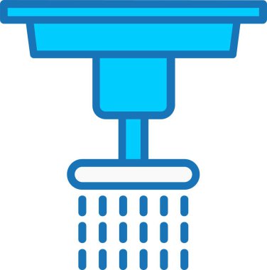 Fıskiye Doldurulmuş Mavi Simge