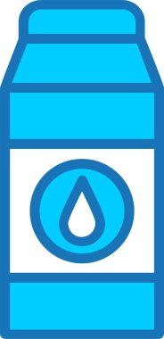 Süt Doldurulmuş Mavi Simge