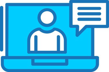 Mavi Simge Dolu Canlı Sohbet