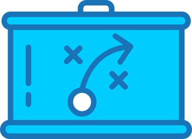 Mavi Simge Doldurulmuş Strateji