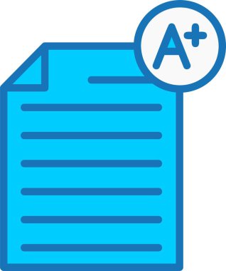 Puan Doldurulmuş Mavi Simge