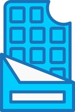 Çikolata Dolu Mavi Simge