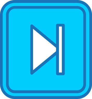 Sonraki Doldurulmuş Mavi Simge