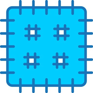 Yama Doldurulmuş Mavi Simge