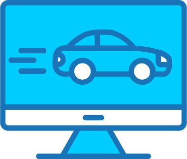 Çevrimiçi Dolu Mavi Simge Kaydı