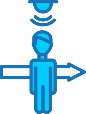 Hareket Sensörlü Mavi Simge Dolduruldu