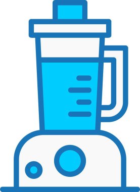 Mavi Simge Doldurulmuş Karıştırıcı