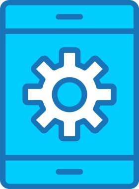 Mavi Simge Doldurulmuş Ayarlar