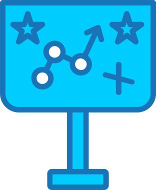 Mavi Simge Doldurulmuş Strateji