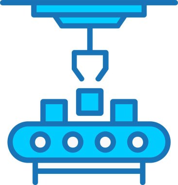 Üretim Mavi Simge Dolduruldu