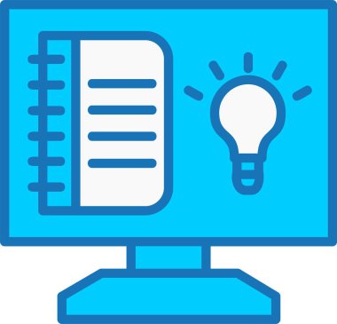 Bilgi Doldurulmuş Mavi Simge